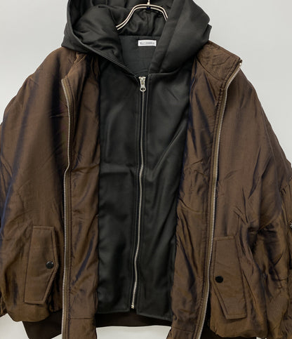 Willy Chavarria ウィリー チャバリア ナイロンフーデッドジップアップジャケット メンズ SIZE M
