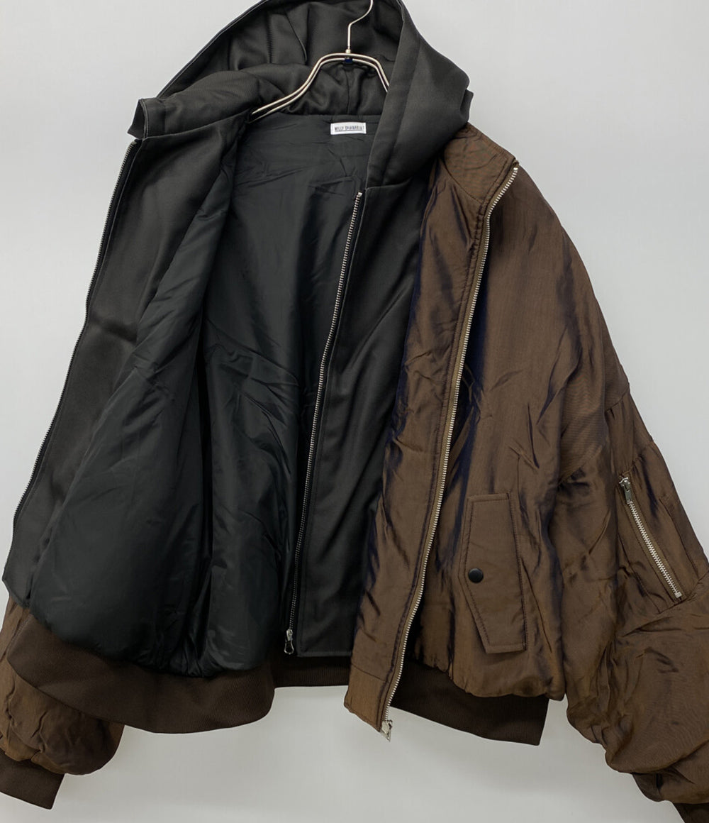 Willy Chavarria ウィリー チャバリア ナイロンフーデッドジップアップジャケット メンズ SIZE M