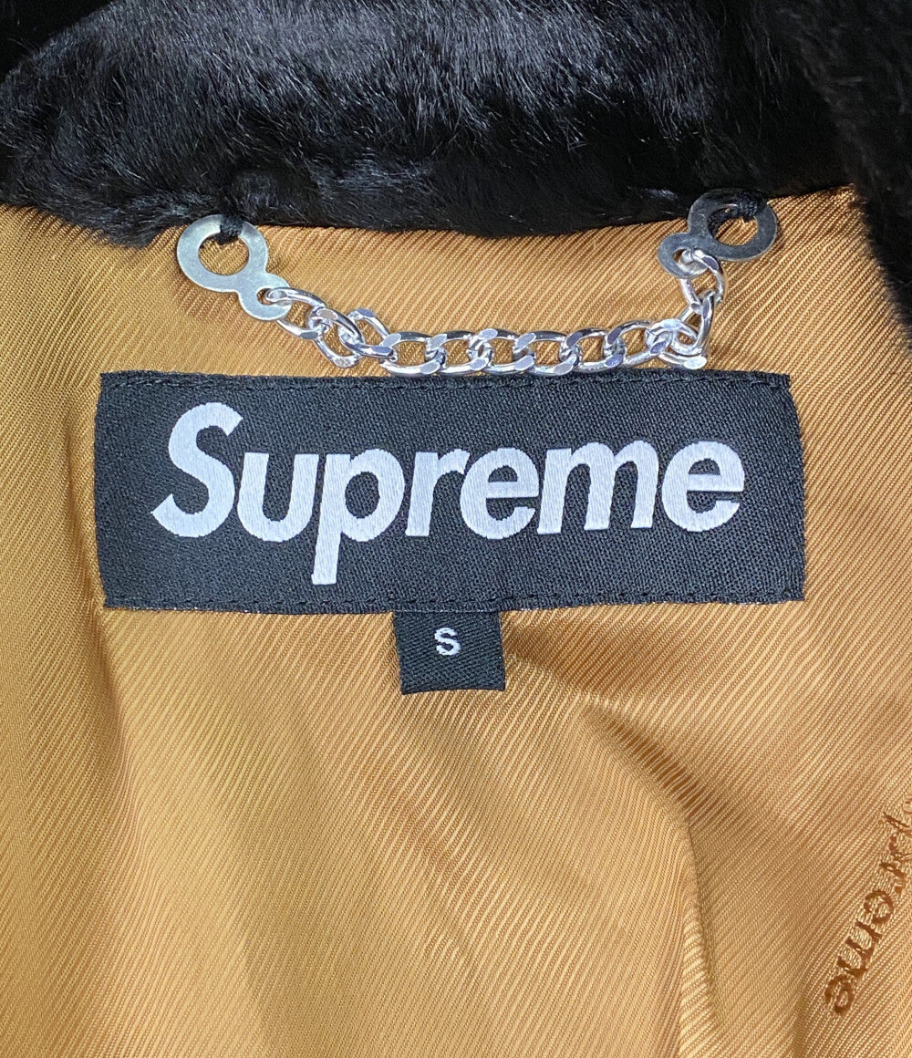 Supreme フェイクファーコート 15SS Faux Fur Coat メンズ SIZE S シュプリーム