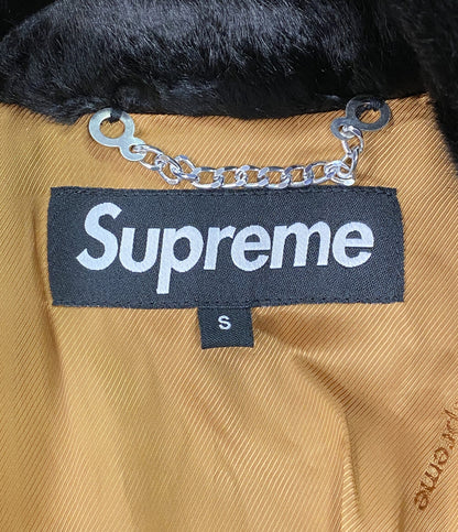 Supreme フェイクファーコート 15SS Faux Fur Coat メンズ SIZE S シュプリーム