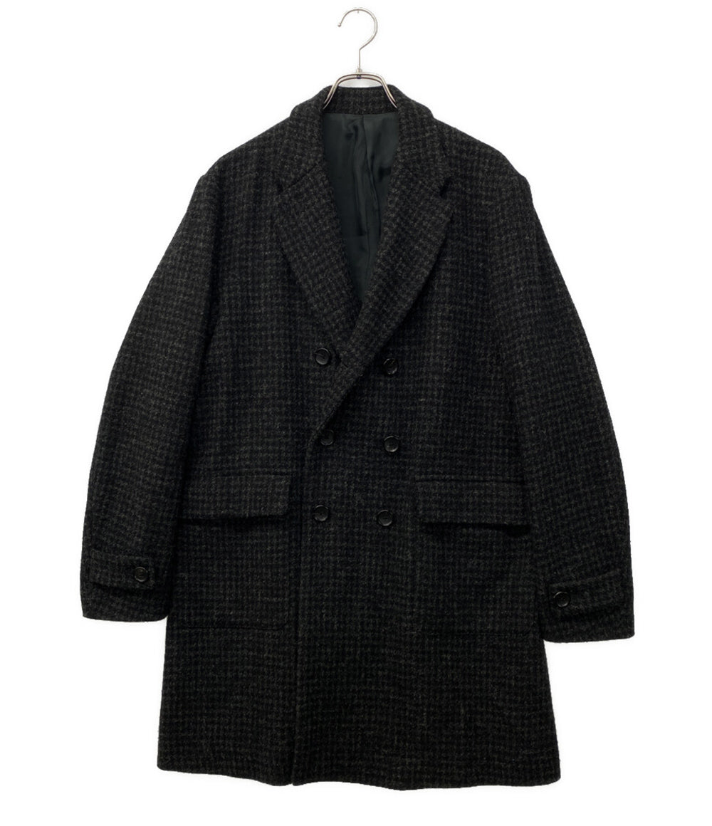 Rags McGREGOR ダブルブレストチェスターコート 千鳥格子 メンズ SIZE L ラグスマックレガー