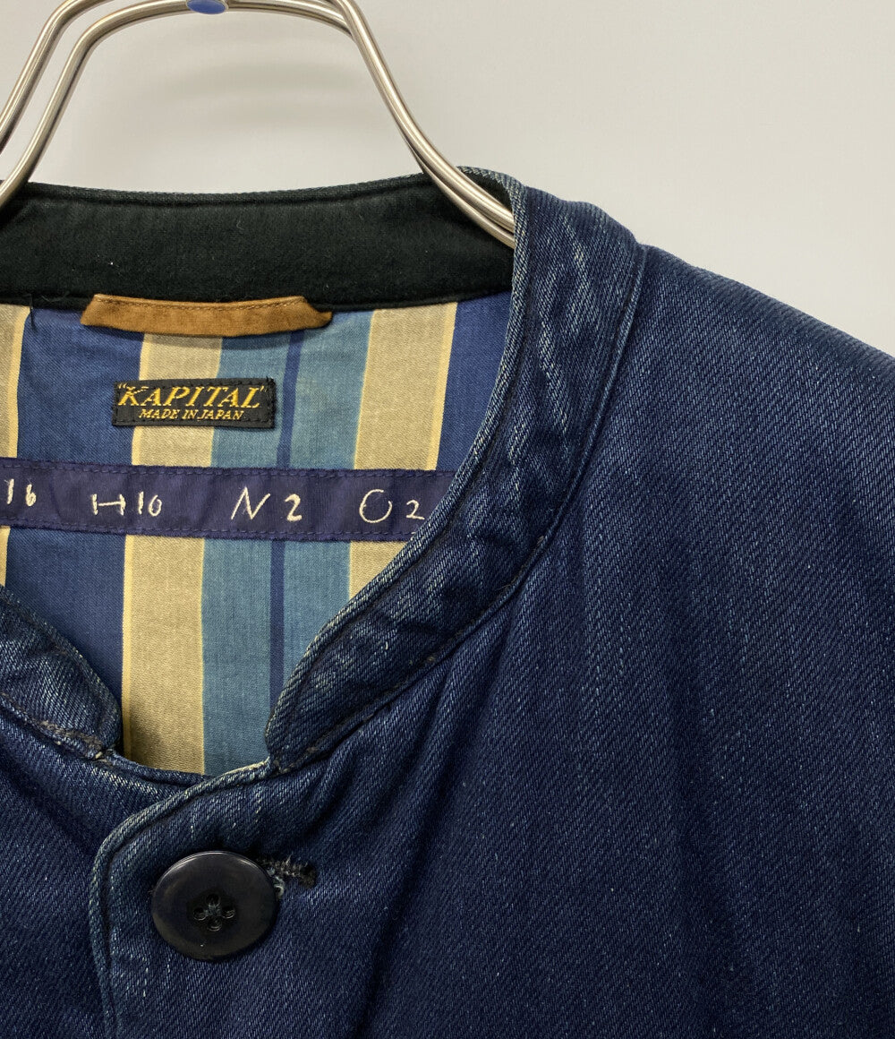 KAPITAL 中綿ブルゾン Indigo Quilting Blouson ブルー メンズ SIZE M キャピタル