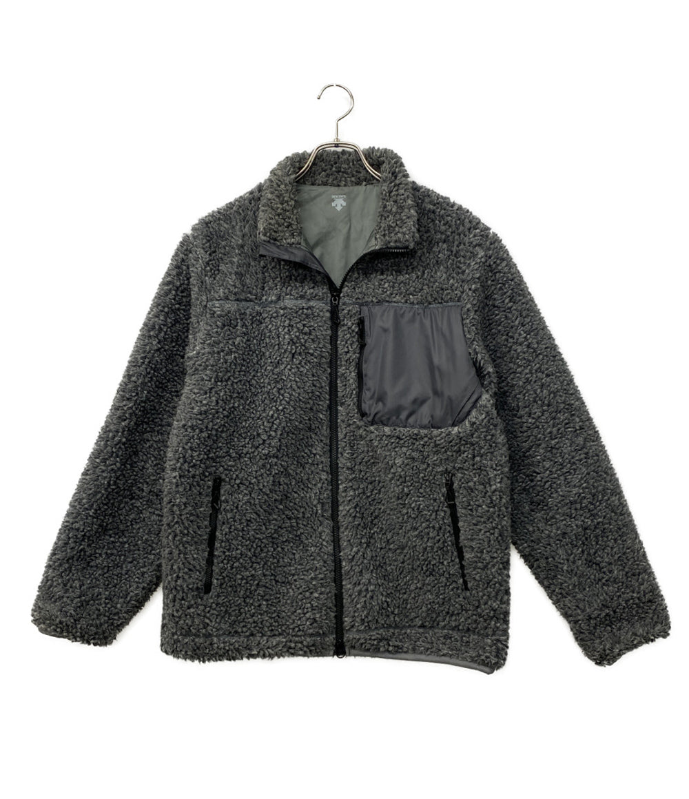 DESCENTE ボアフリースジャケット BOA FLEECE JACKET グレー 19AW メンズ SIZE M デサント