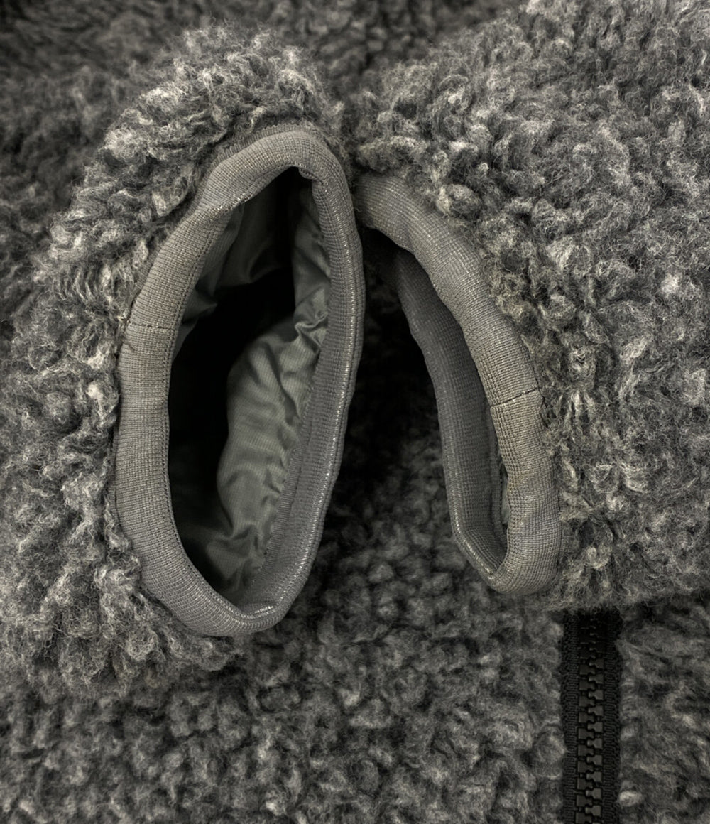 DESCENTE ボアフリースジャケット BOA FLEECE JACKET グレー 19AW メンズ SIZE M デサント