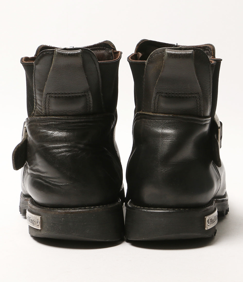 RED WING 977 モーターサイクルブーツ ブラック メンズ SIZE USA8.5 レッドウィング