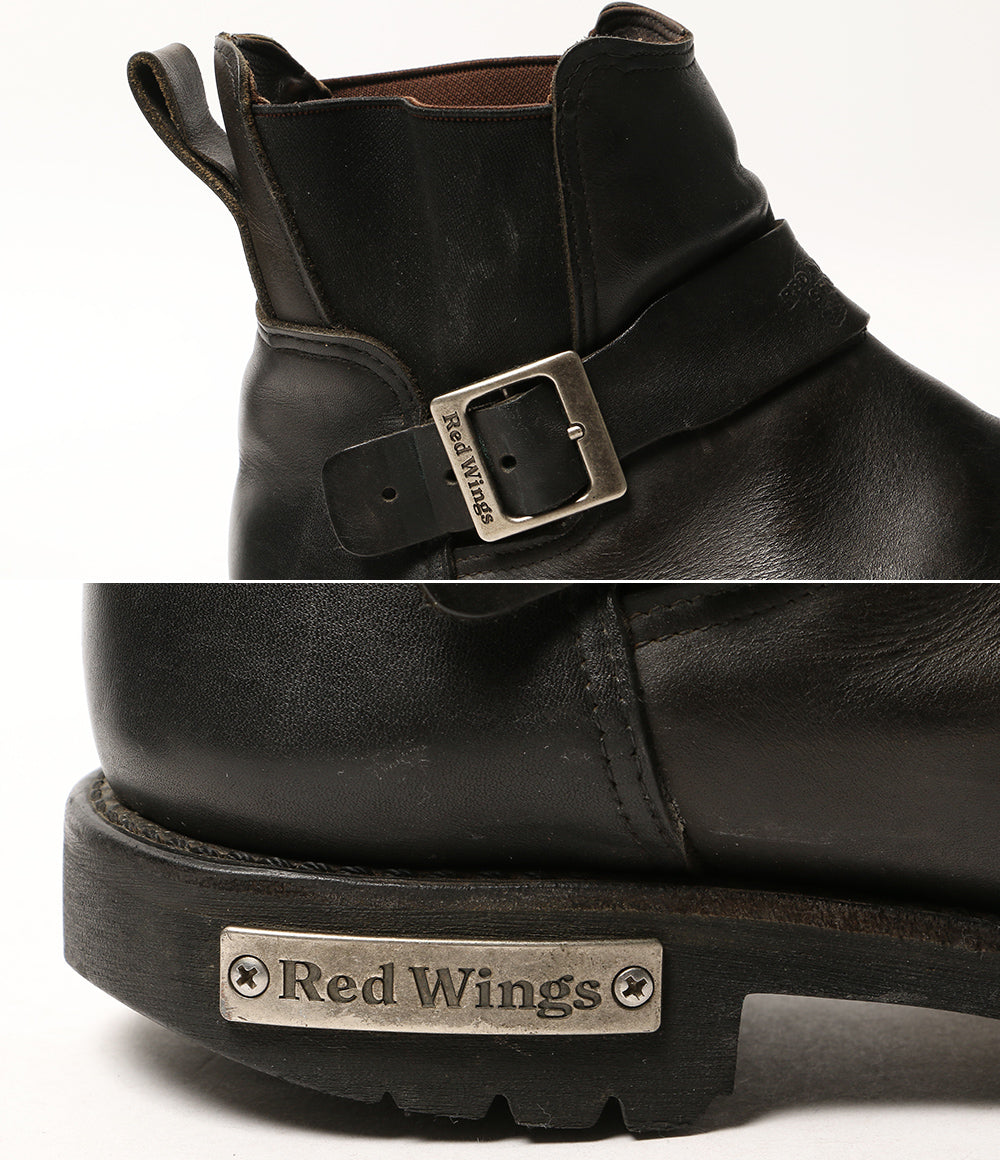 RED WING 977 モーターサイクルブーツ ブラック メンズ SIZE USA8.5 レッドウィング