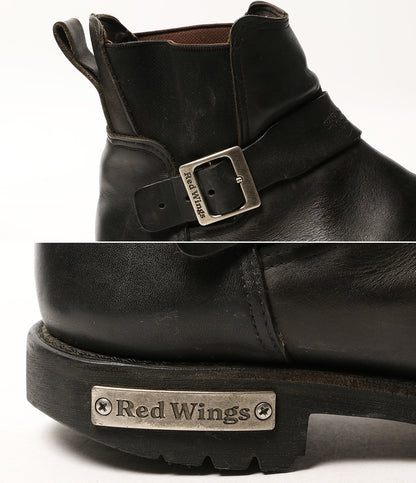 RED WING 977 モーターサイクルブーツ ブラック メンズ SIZE USA8.5 レッドウィング