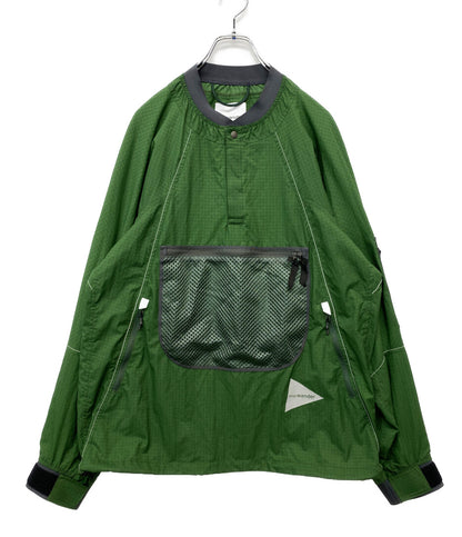 and wander ナイロンジャケット breath rip pullover jacket メンズ SIZE XL アンドワンダー