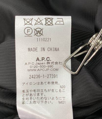 美品 A.P.C. ステンカラーコート ウール Manteau Etienne 1110221 メンズ SIZE M アーペーセー