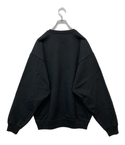 美品 WTAPS スウェット Academy Sweater Cotton ブラック 261ATDT-CSM04 メンズ SIZE 03 ダブルタップス