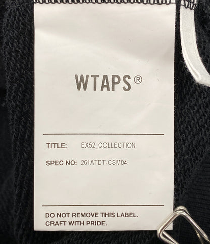 美品 WTAPS スウェット Academy Sweater Cotton ブラック 261ATDT-CSM04 メンズ SIZE 03 ダブルタップス