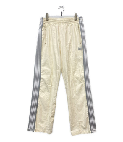 NEEDLES トラックパンツ nano universe別注 Back Sateen アイボリー NS1667 メンズ SIZE M ニードルズ