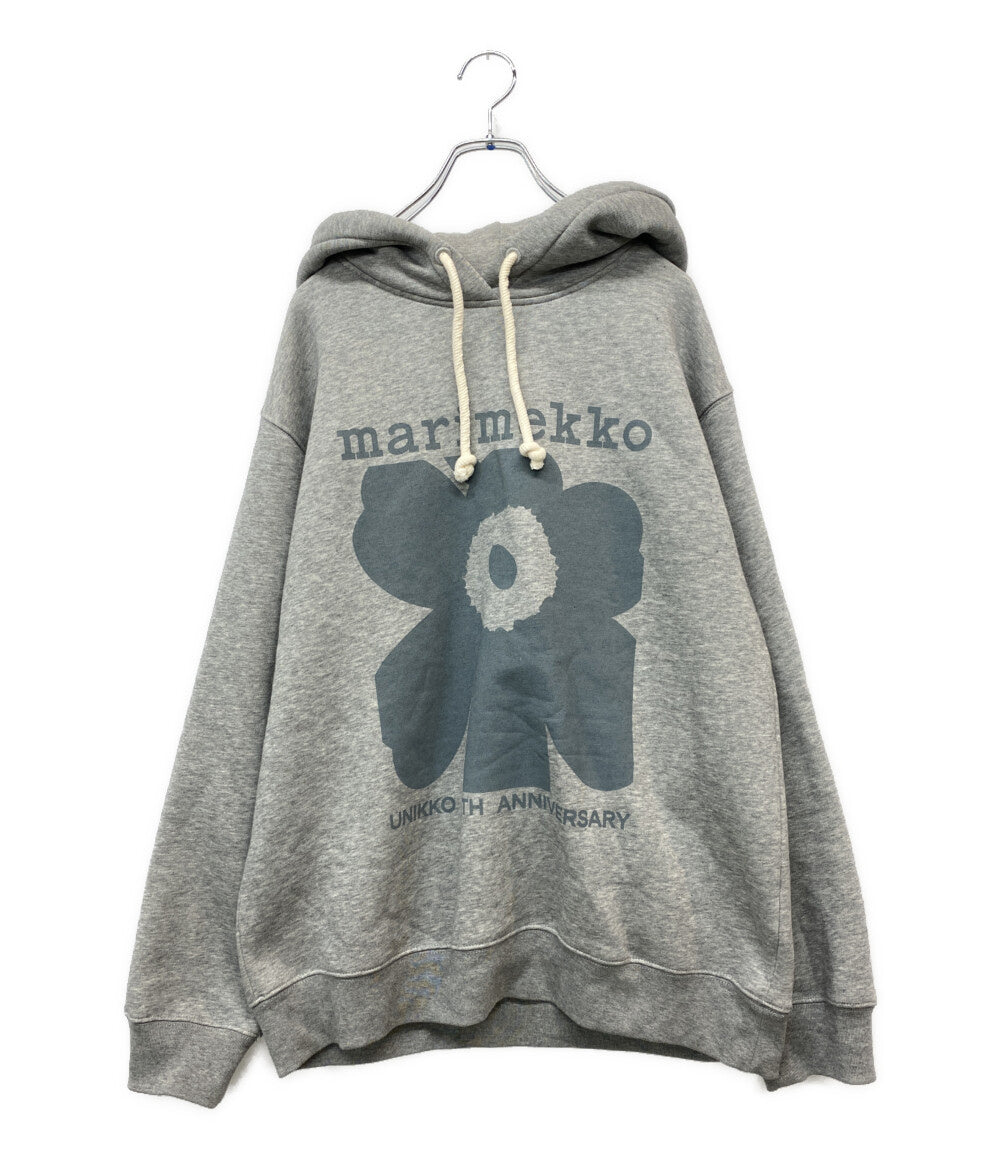 MARIMEKKO パーカー Luuppi II Unikko Placement 60th グレー メンズ SIZE M マリメッコ