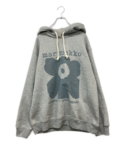 MARIMEKKO パーカー Luuppi II Unikko Placement 60th グレー メンズ SIZE M マリメッコ