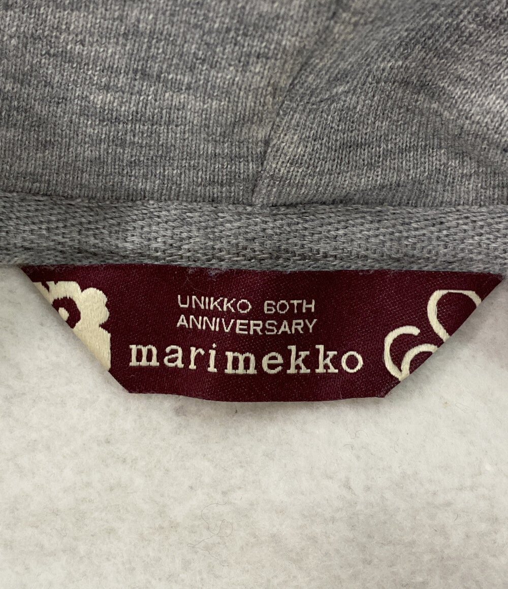 MARIMEKKO パーカー Luuppi II Unikko Placement 60th グレー メンズ SIZE M マリメッコ