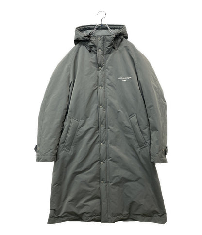 COMME des GARCONS HOMME フーデッド ダウンコート 21AW グレー HH-C010 メンズ SIZE S コムデギャルソンオム