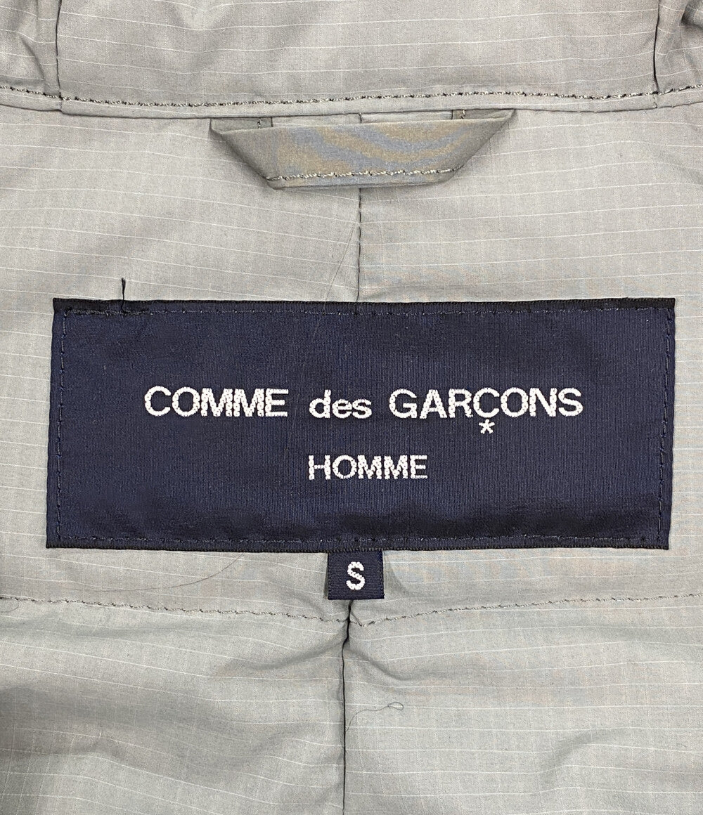 COMME des GARCONS HOMME フーデッド ダウンコート 21AW グレー HH-C010 メンズ SIZE S コムデギャルソンオム