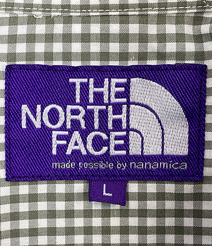 THE NORTH FACE PURPLE LABEL 長袖シャツ Regular Collar Gingham Field Shirt メンズ SIZE L ザノースフェイスパープルレーベル