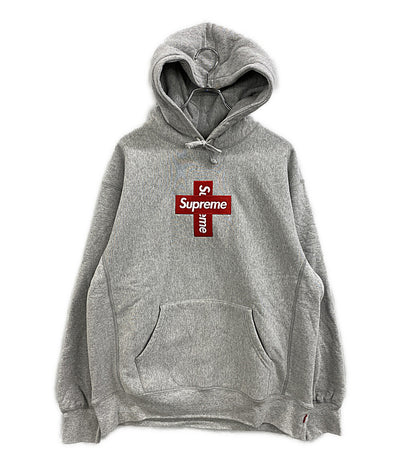 Supreme パーカー Cross Box Logo Hooded Sweatshirt 20AW メンズ SIZE L シュプリーム