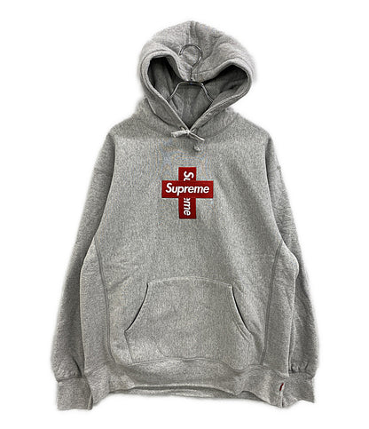 Supreme パーカー Cross Box Logo Hooded Sweatshirt 20AW メンズ SIZE L シュプリーム