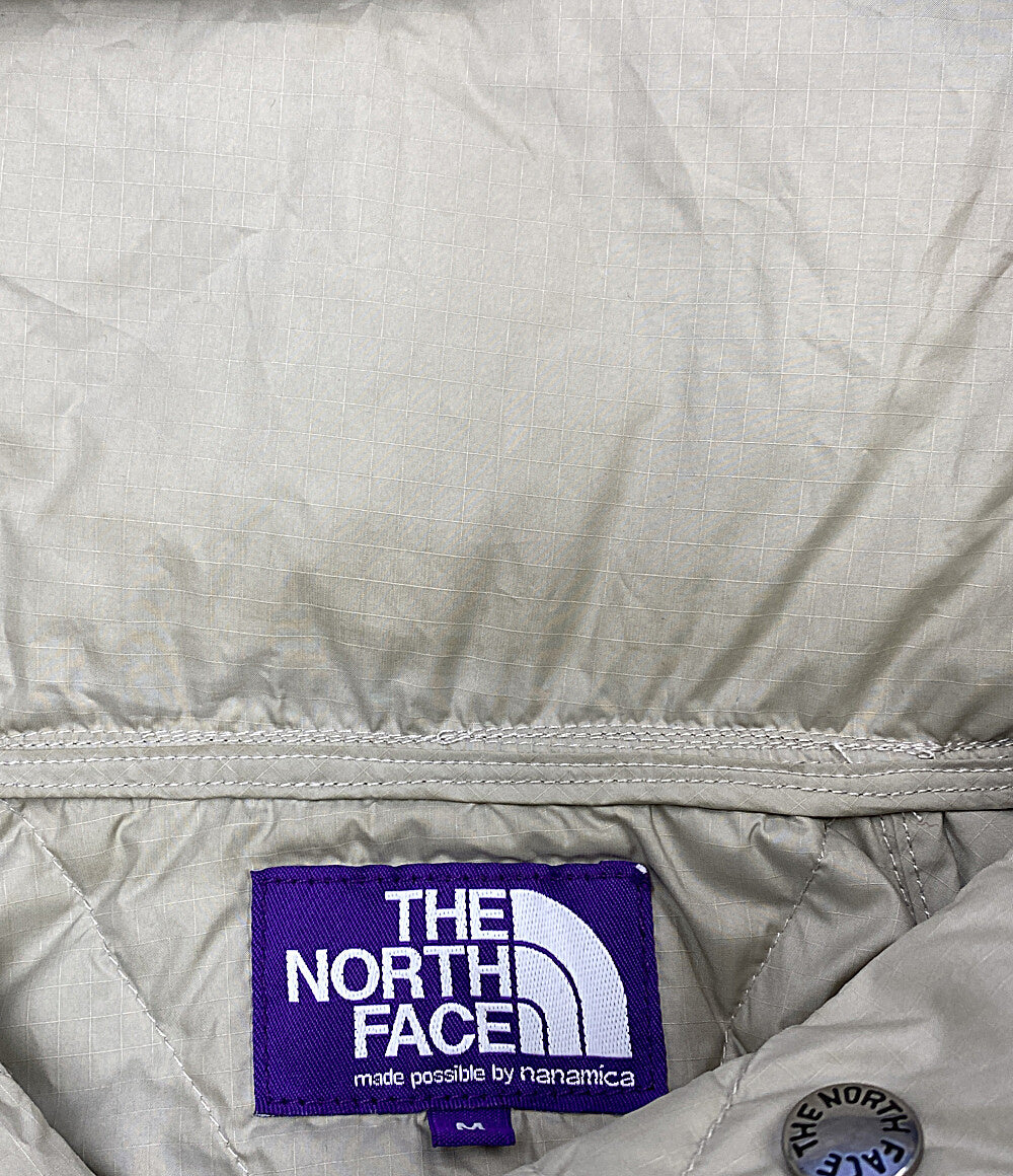 THE NORTH FACE PURPLE LABEL ダウンポンチョ Field Down Poncho ベージュ メンズ SIZE M ザノースフェイスパープルレーベル