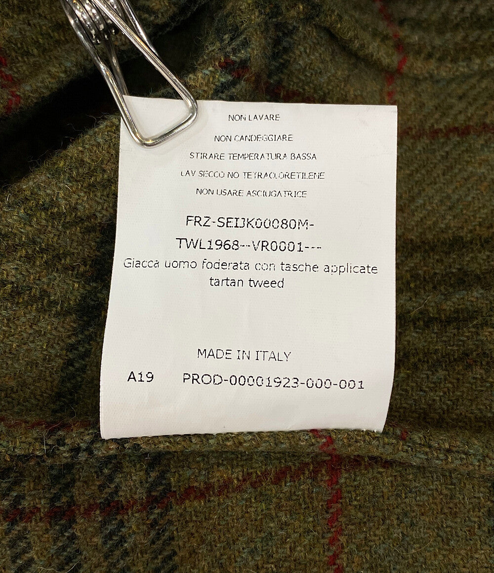 美品 フライツォーリ テーラードジャケット ウール3B      メンズ SIZE M  MANIFATTURA FRAIZZOLI