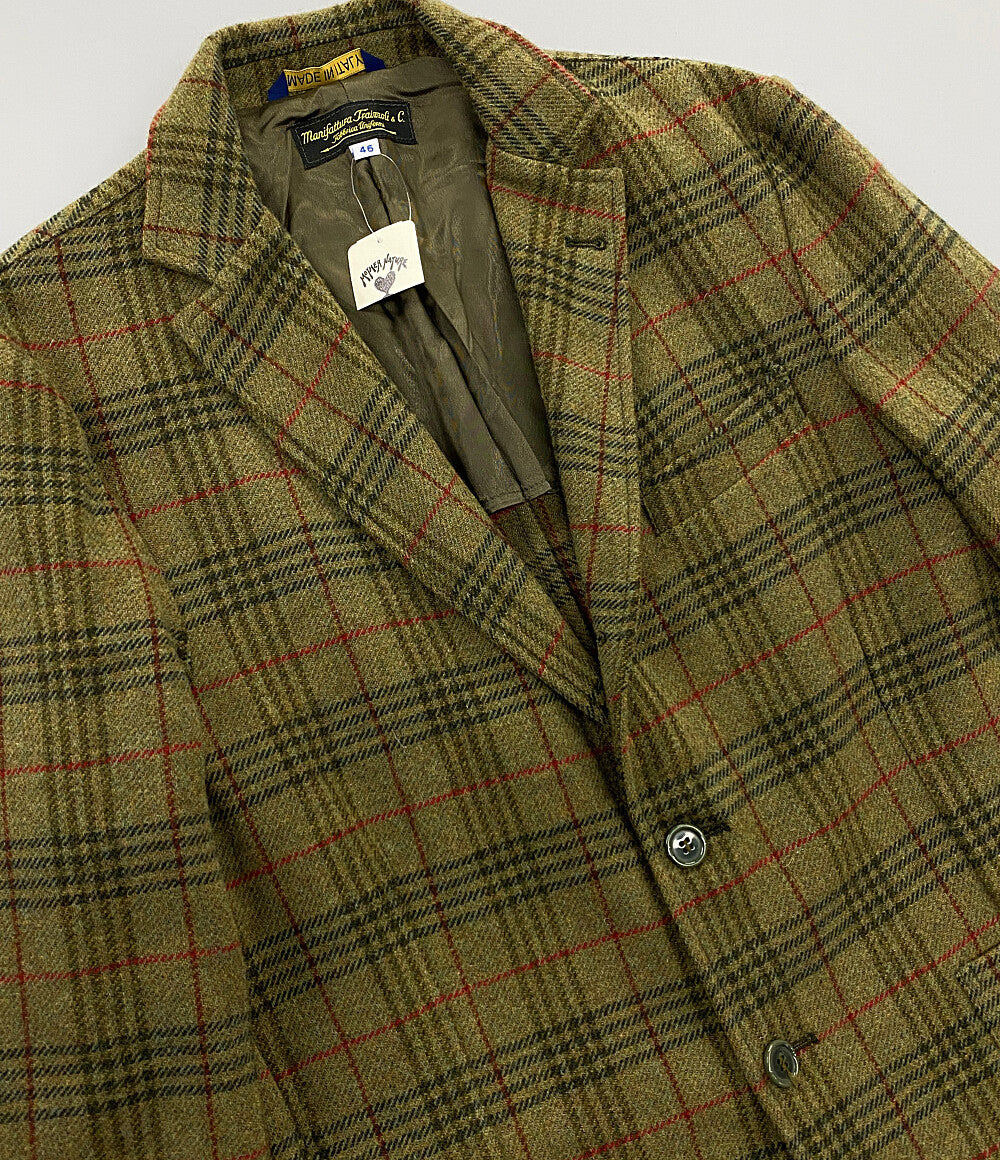 美品 フライツォーリ テーラードジャケット ウール3B      メンズ SIZE M  MANIFATTURA FRAIZZOLI