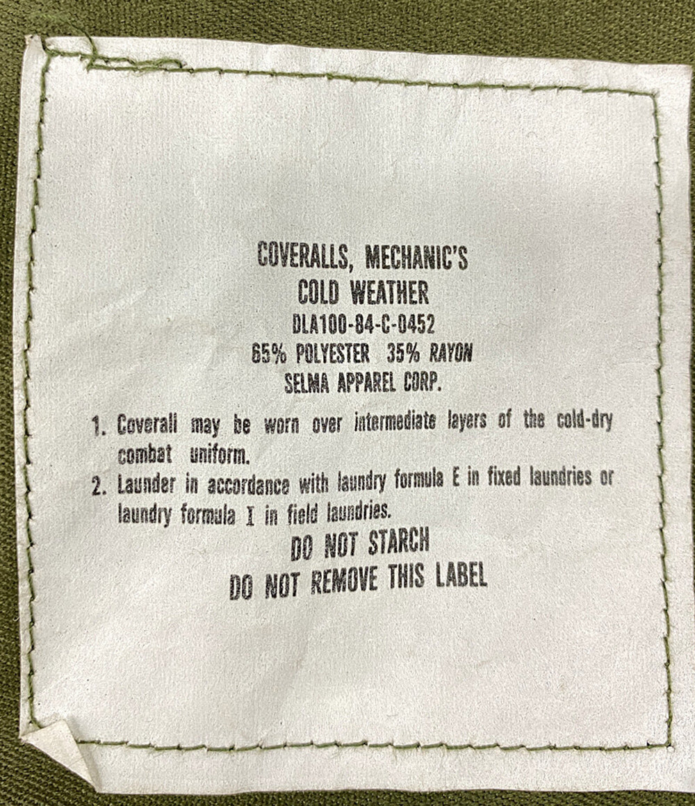 US ARMY ユーエスアーミー つなぎ COVERALLS MECHANICS メンズ SIZE M