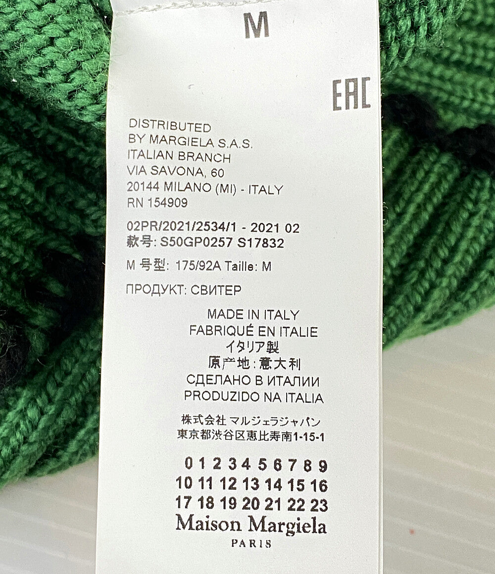 Maison Margiela メゾンマルジェラ ニット Cropped Sweater 21aw メンズ SIZE M