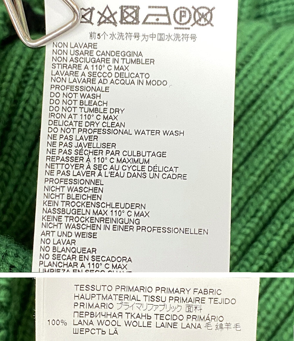 maison margiela マルジェラクロップドセーター21aw グリーン