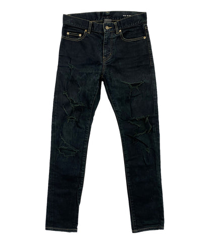 サンローラン  デニムパンツ Destroy jeans 17ss    391659 レディース SIZE 28  Saint Laurent