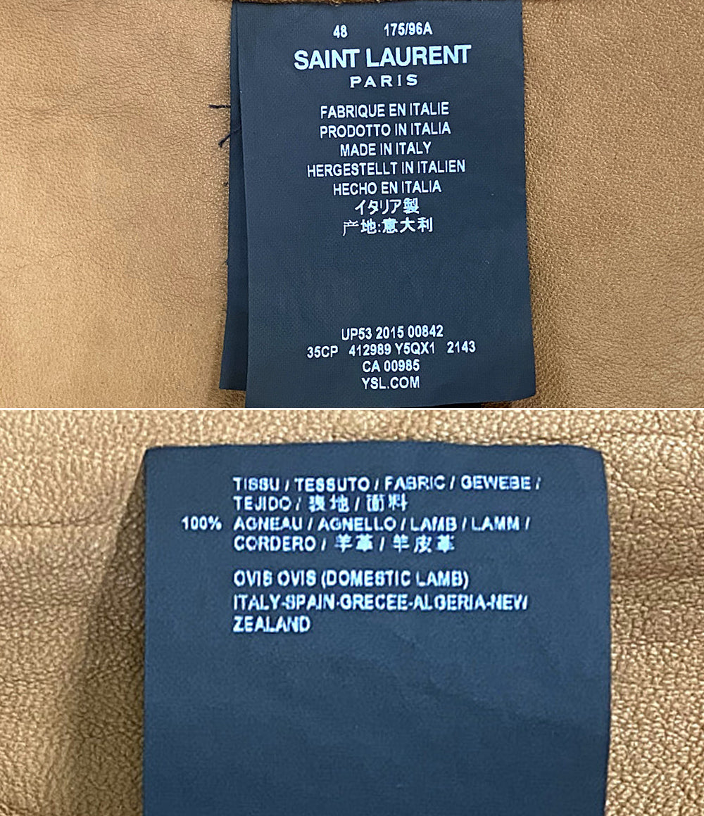 Saint Laurent フリンジジャケット 16ss レディース SIZE 48 サンローラン