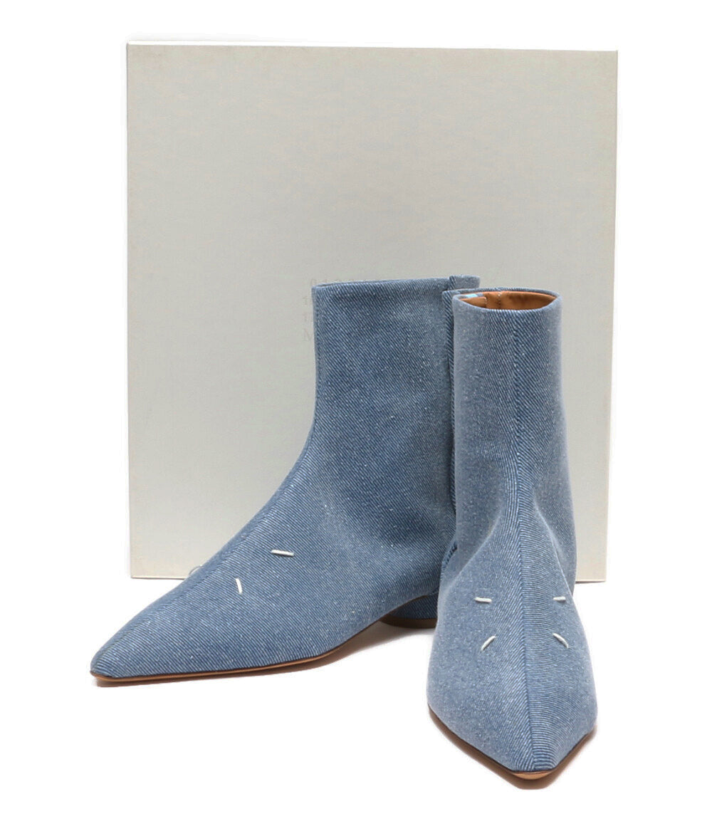 Maison Margiela 22 メゾンマルジェラ 4ステッチ ポインテッドデニムブーツ 20AW レディース SIZE 35