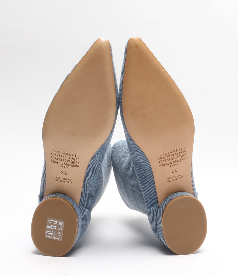 Maison Margiela 22 メゾンマルジェラ 4ステッチ ポインテッドデニムブーツ 20AW レディース SIZE 35