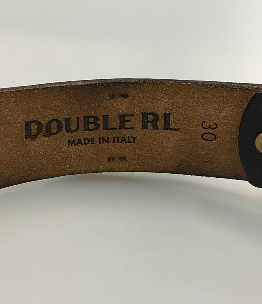 美品 RRL RALPH LAUREN ヴィンテージ加工ロゴスタッズベルト メンズ SIZE 30 ダブルアールエル