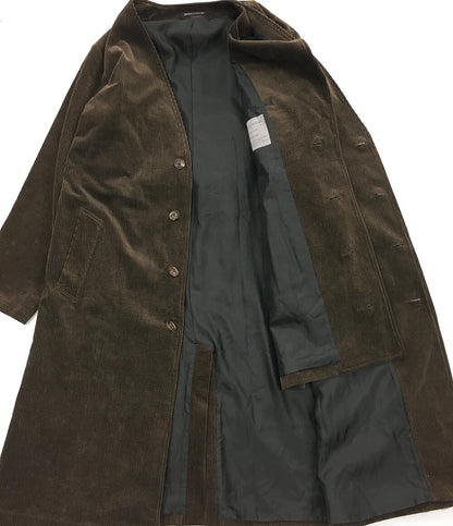 ヨウジヤマモトプールオム 美品 コート コーディロイ左前二重ドレス      メンズ SIZE 1  YOHJI YAMAMOTO POUR HOMME