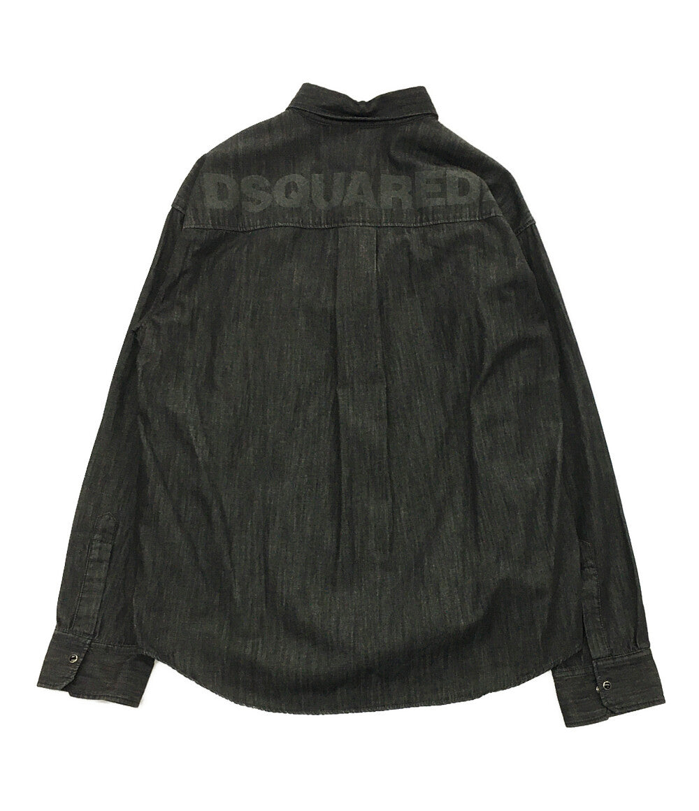 ディースクエアード 美品 長袖シャツ DROP SHOULDER DENIM SHIRT 50     メンズ SIZE 50  DSQUARED2