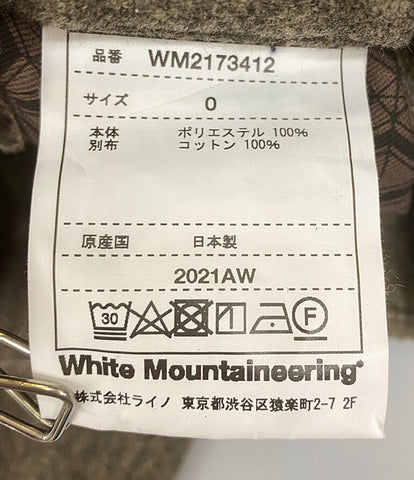 ホワイトマウンテニアリング 美品 パンツ MELANGE TWEED BELTLESS 2 TUCKED SLACKS     WM2173412 メンズ SIZE -  WHITE MOUNTAINEERING