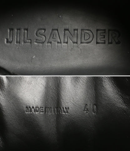 Jil sander スニーカー BLACK LACE-UP PLATFORM BOOTS メンズ SIZE 40 ジルサンダー