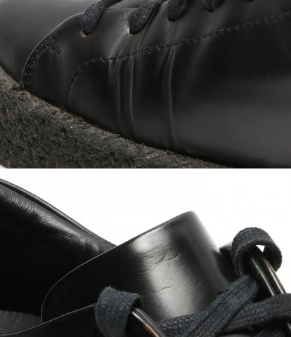 ジルサンダー  スニーカー BLACK LACE-UP PLATFORM BOOTS      メンズ SIZE 40  Jil sander