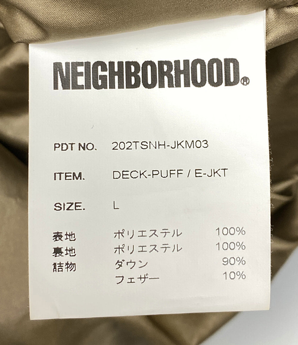 ネイバーフッド  ダウンジャケット DECK PUFF E-JKT      メンズ SIZE L  NEIGHBORHOOD