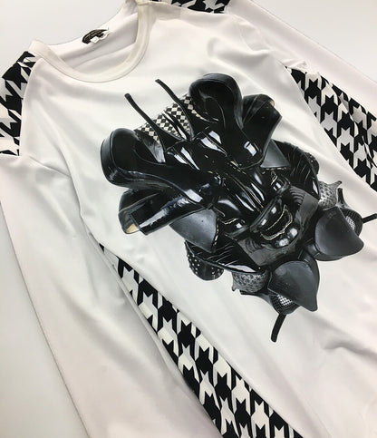 コムデギャルソンオムプリュス  長袖Ｔシャツ 千鳥柄ドッキングロングカットソー      メンズ SIZE XL  COMME des GARCONS HOMME PLUS