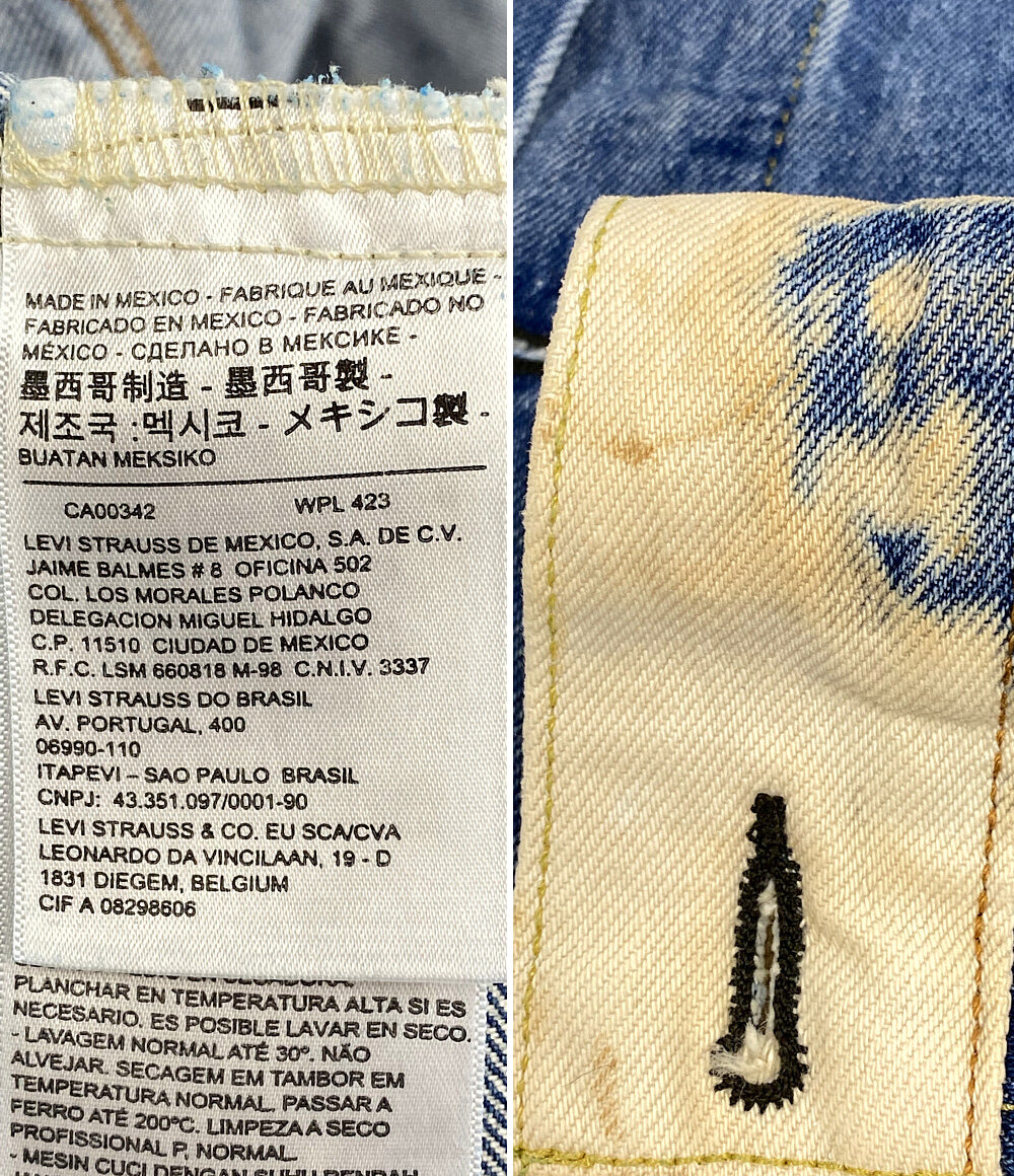 リーバイス デニムジャケット ブリーチ加工      メンズ SIZE S  LEVI’S