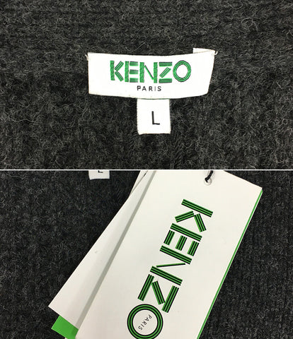 ケンゾー 美品 カーディガン アームロゴ      メンズ SIZE L  KENZO