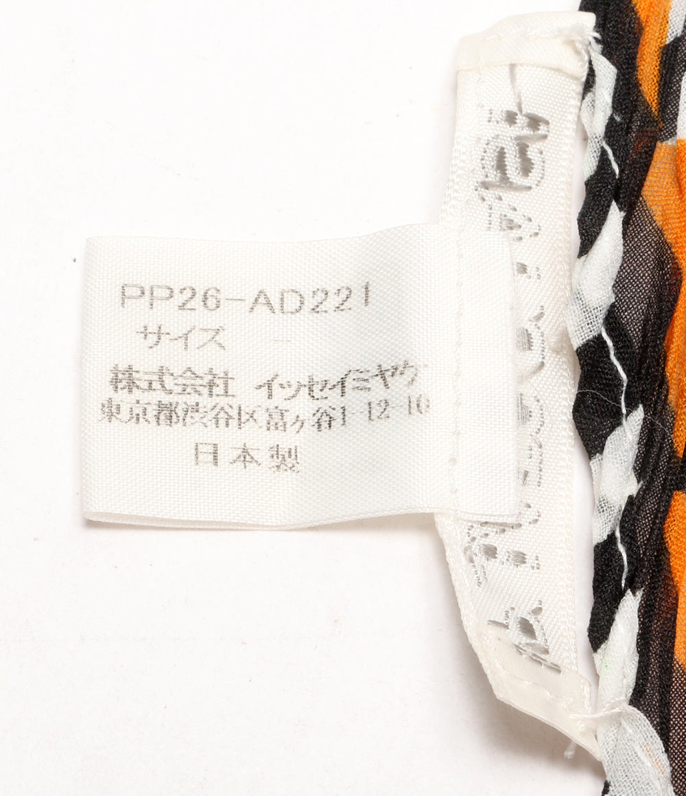 PLEATS PLEASE 総柄スカーフ ストール PP26-AD221 レディース プリーツプリーズ