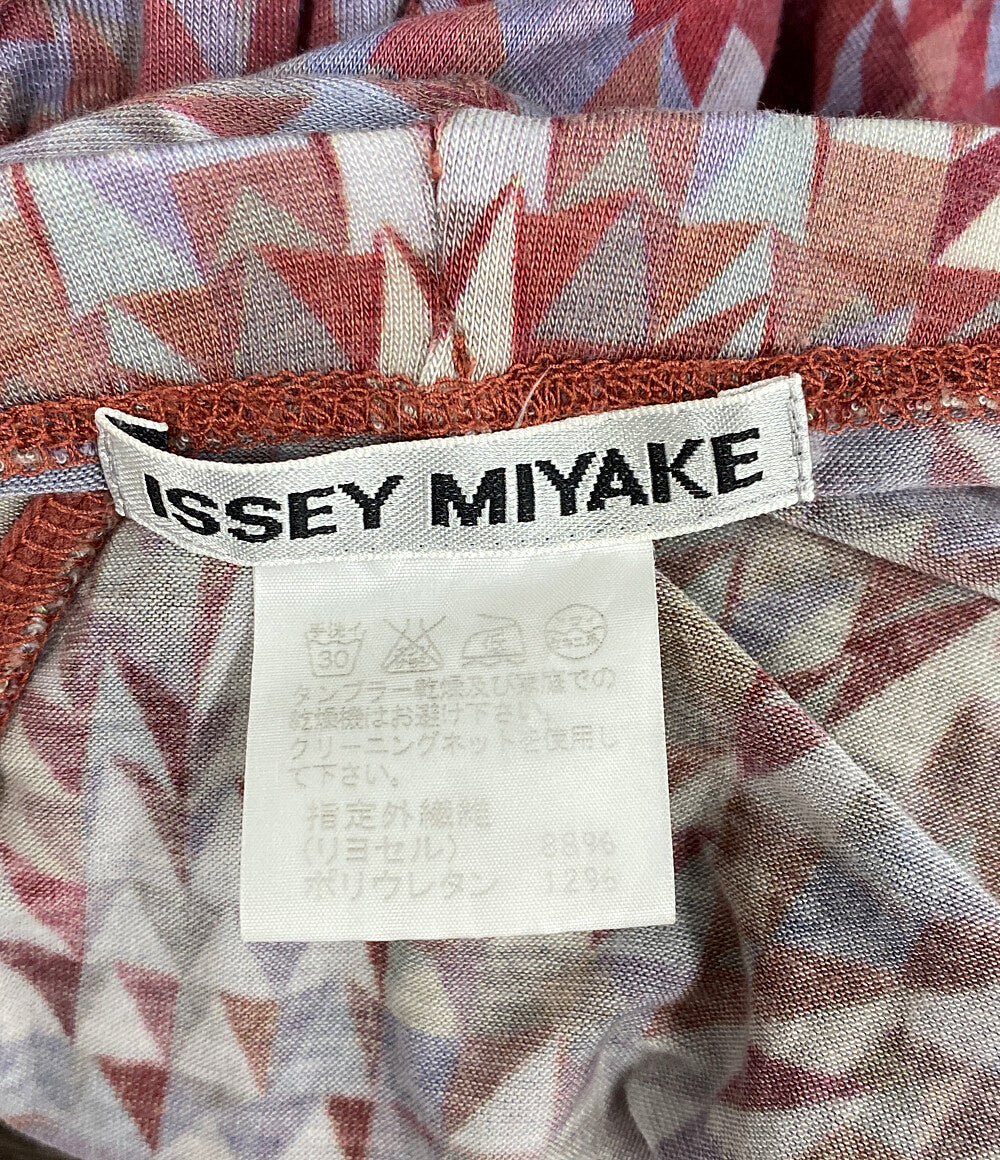 イッセイミヤケ  パンツ 総柄レギンス      レディース SIZE 2  ISSEY MIYAKE