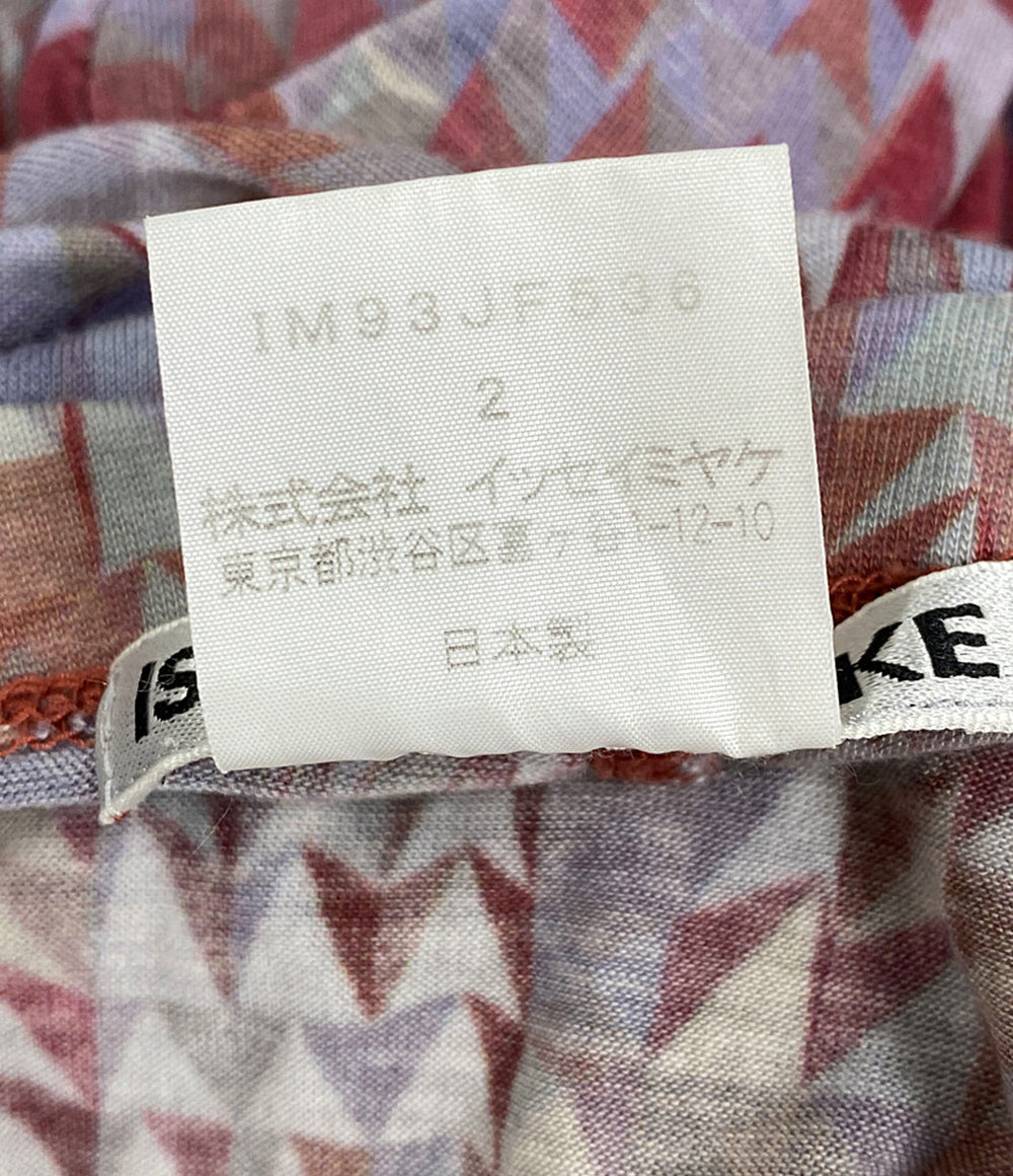 イッセイミヤケ  パンツ 総柄レギンス      レディース SIZE 2  ISSEY MIYAKE