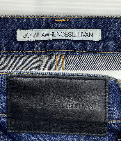 ジョンローレンスサリバン  パンツ DENIM x VERGAN LETHER BI-COLOR PANTS 23ss    JLSW-38 レディース SIZE M  JOHN LAWRENCE SULLIVAN