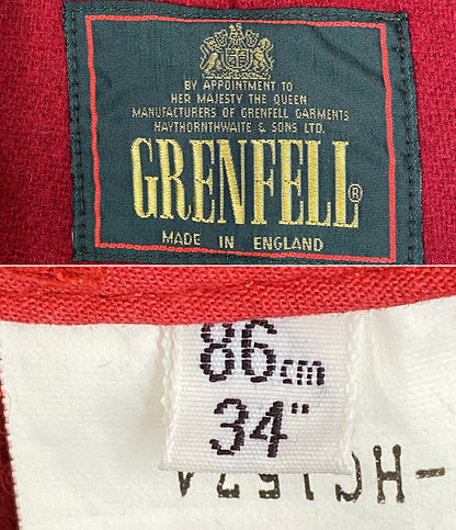 Grenfell グレンフェル ダッフルコート レッド レディース SIZE 34