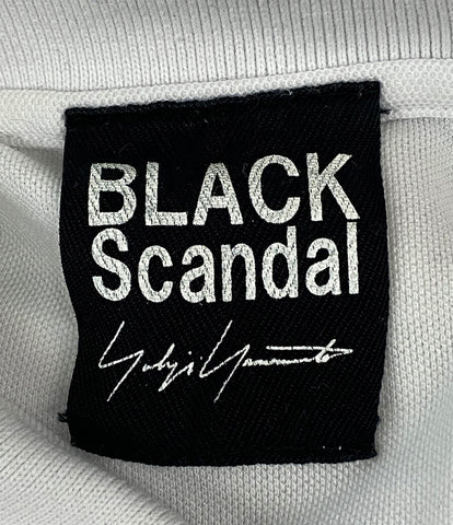 ブラックスキャンダルヨウジヤマモト ポロシャツ ロゴ刺繍 22ss     メンズ SIZE 4  BLACK Scandal Yohji Yamamoto